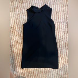 Black mini dress